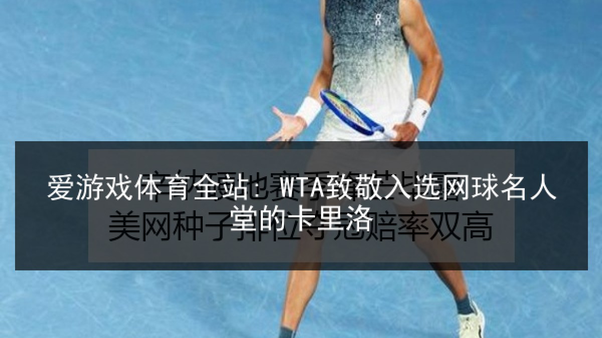 爱游戏体育全站: WTA致敬入选网球名人堂的卡里洛